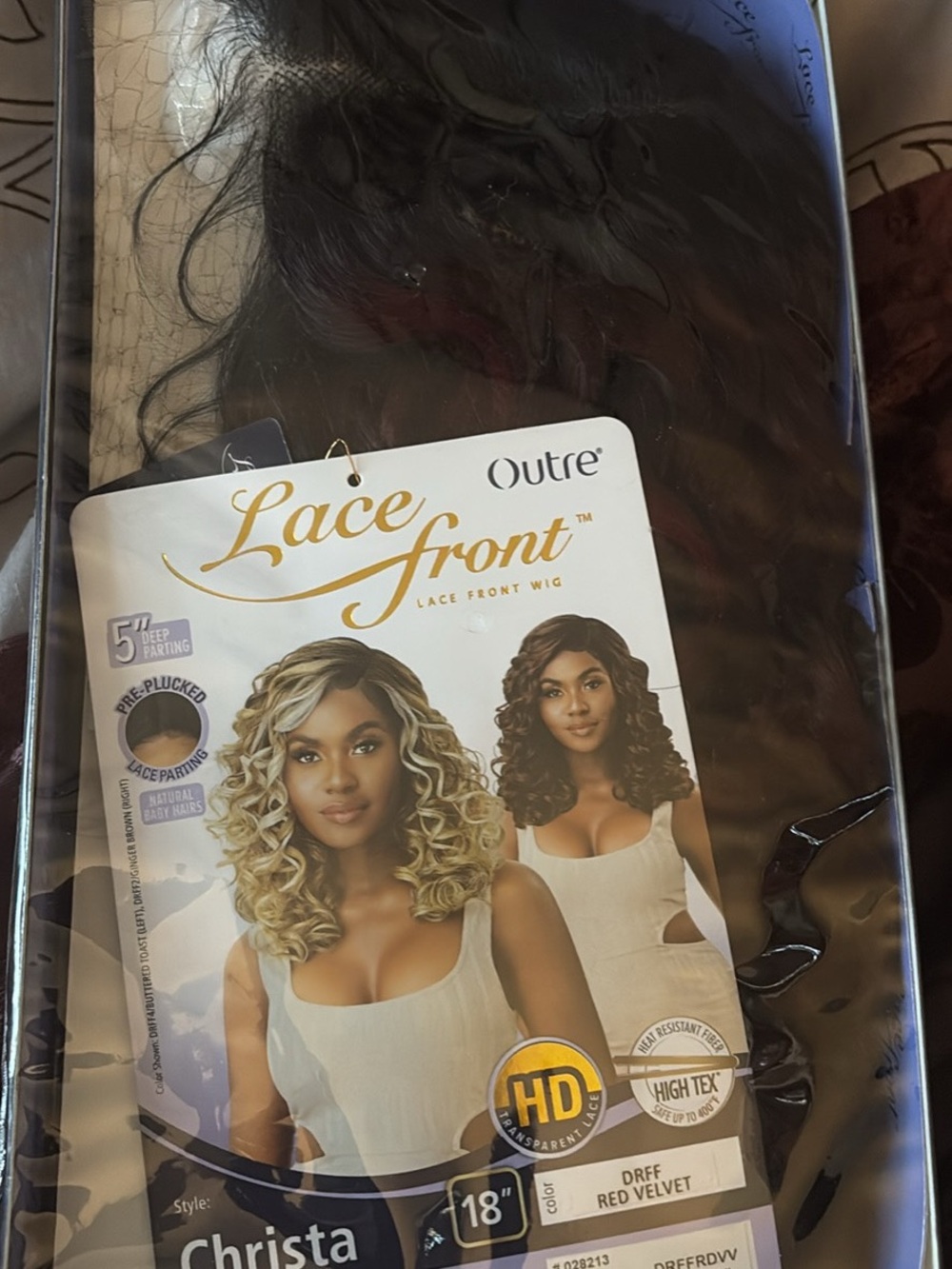 Outre Lace Front Christa Wig - Red Velvet